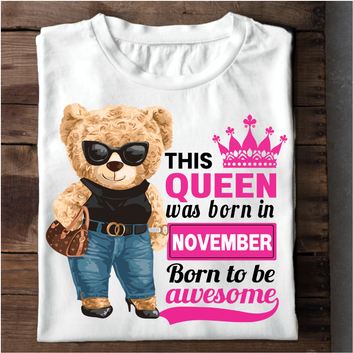 069 - NOVEMBER BORN TO BE AWESOME