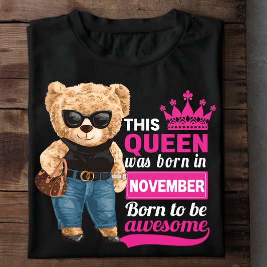 069 - NOVEMBER BORN TO BE AWESOME